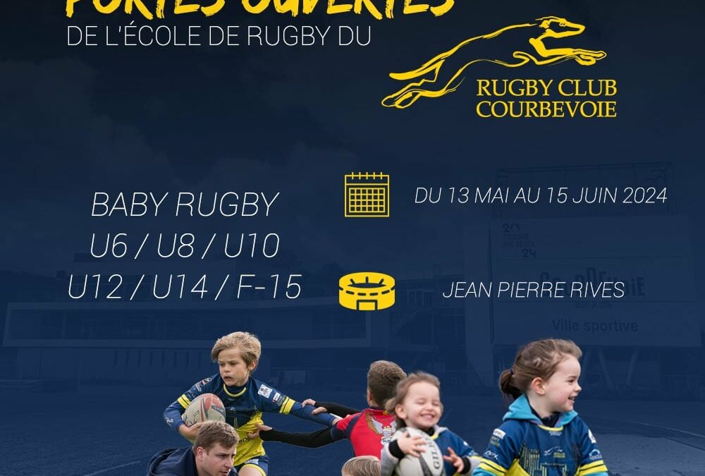 JOURNEES PORTES OUVERTES – ECOLE DE RUGBY & POLE FEMININ